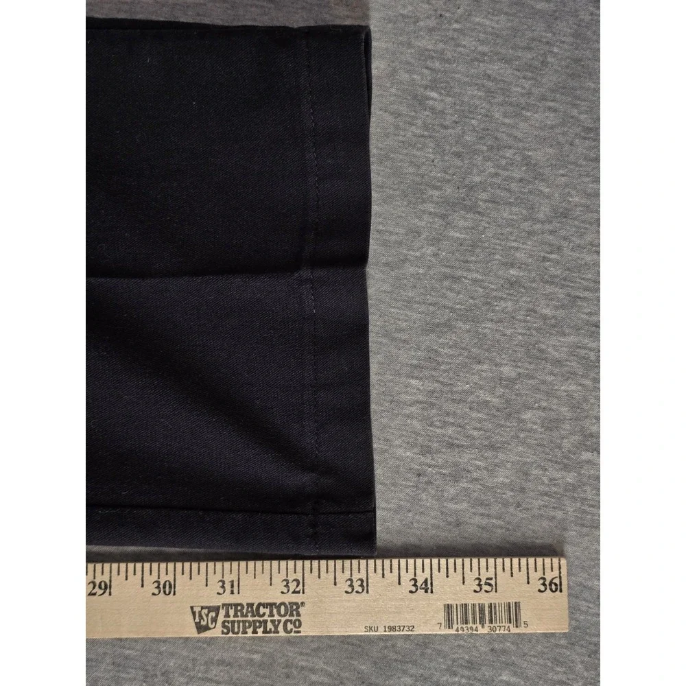 Dickies WP882 Slim Straight Work Pants Black 34x34 Men's Work Wear Flaws